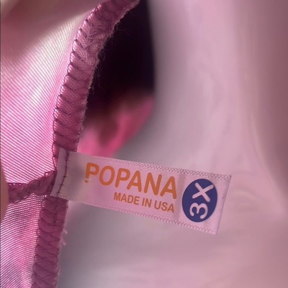 Popana Pink and Blue Tie-Dye Swim Coverup - Picture 2 of 4